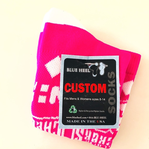 Women’s Crazy Socks Charlotte Cheers Novant Health - Picture 1 of 2